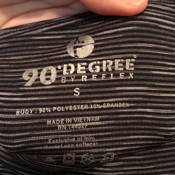 90 Degrees by Reflex S Cropped Yoga Pants / Leggings - Picture 6 of 7